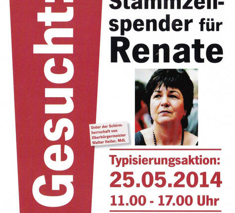 Hilfe für Miriam und Renate/ Spende für beide Aktionen  – KW 20 / 14