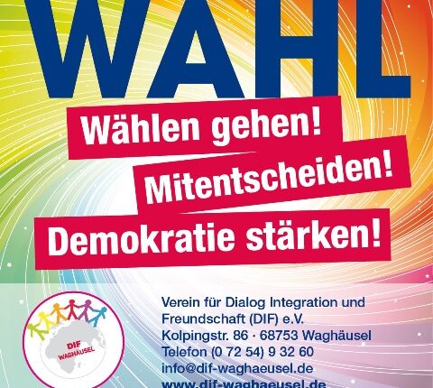 Wahlaufruf: Geht wählen! KW 38 /17