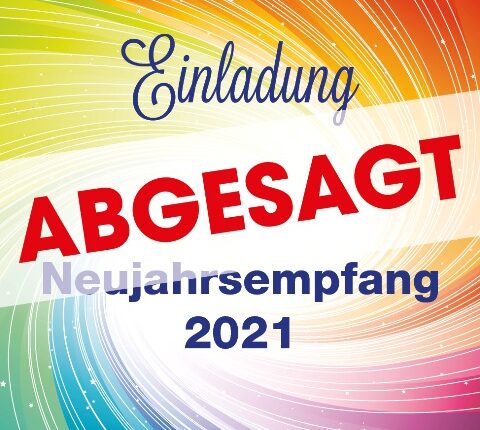 Absage Neujahrsempfang